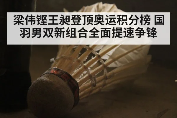 梁伟铿王昶登顶奥运积分榜 国羽男双新组合全面提速争锋